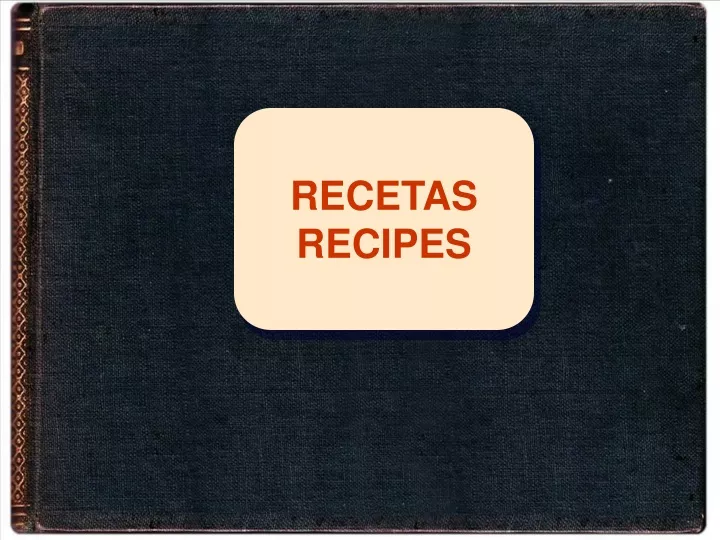recetas recipes