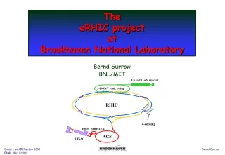 The  eRHIC project  at Brookhaven National Laboratory