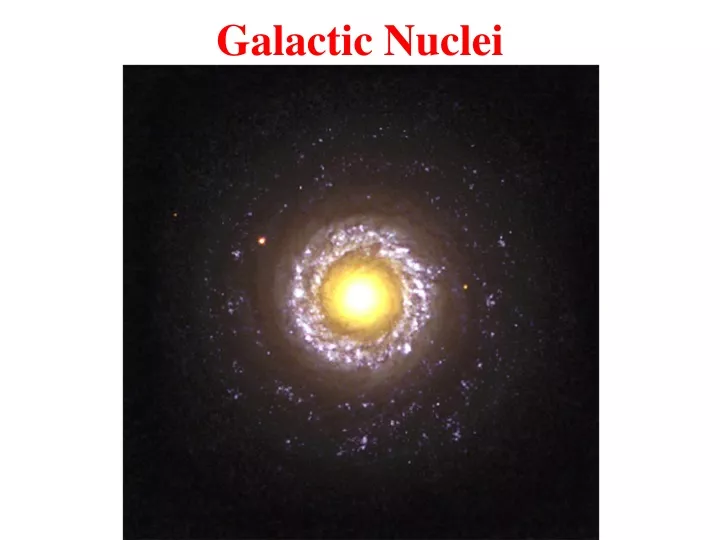 galactic nuclei