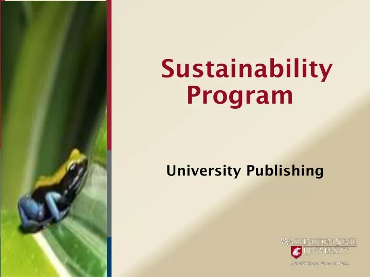 sustainability program