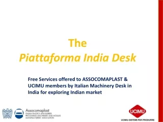 T he  Piattaforma India Desk
