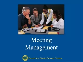 Meeting  Management