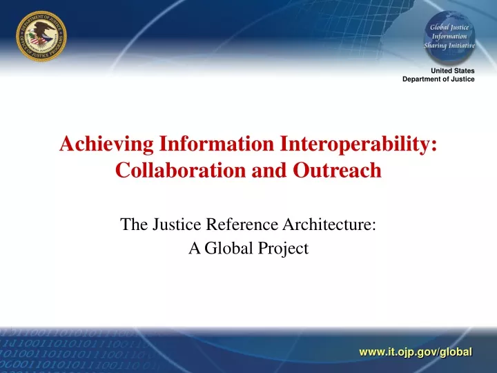 achieving information interoperability collaboration and outreach