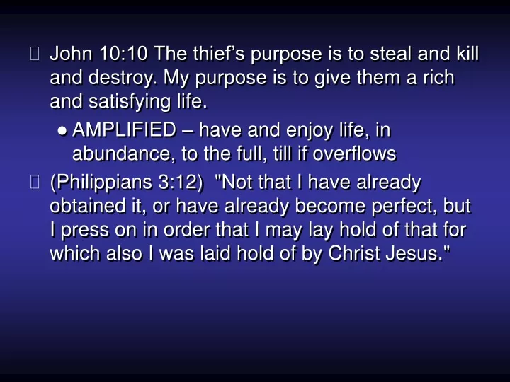 john 10 10 the thief s purpose is to steal