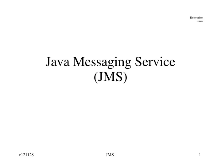 java messaging service jms