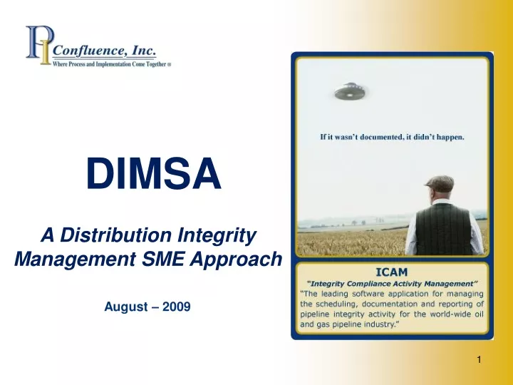 dimsa a distribution integrity management