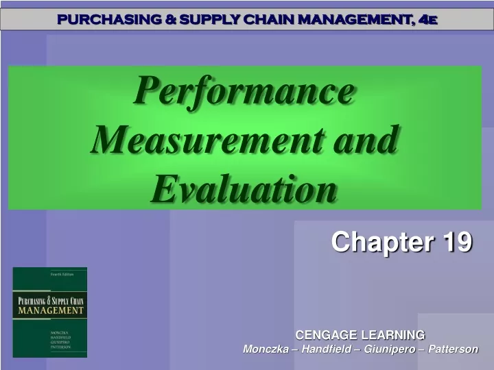 performance measurement and evaluation