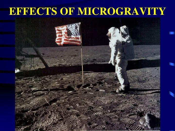 effects of microgravity
