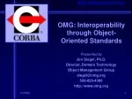 Interoperability Through Object-Oriented Standards - slide 1