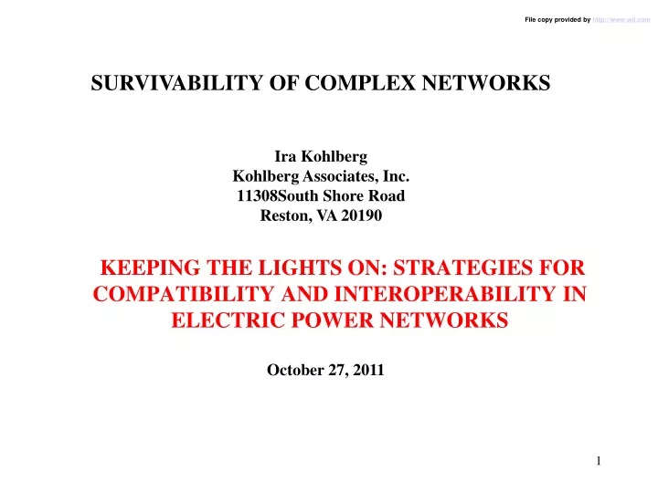 keeping the lights on strategies for compatibility and interoperability in electric power networks