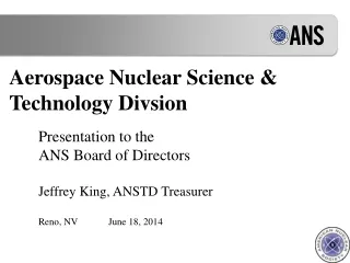 Aerospace Nuclear Science &amp; Technology Divsion