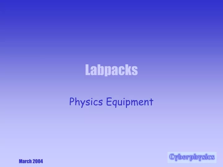 labpacks