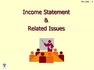 Income Statement  &amp; Related Issues