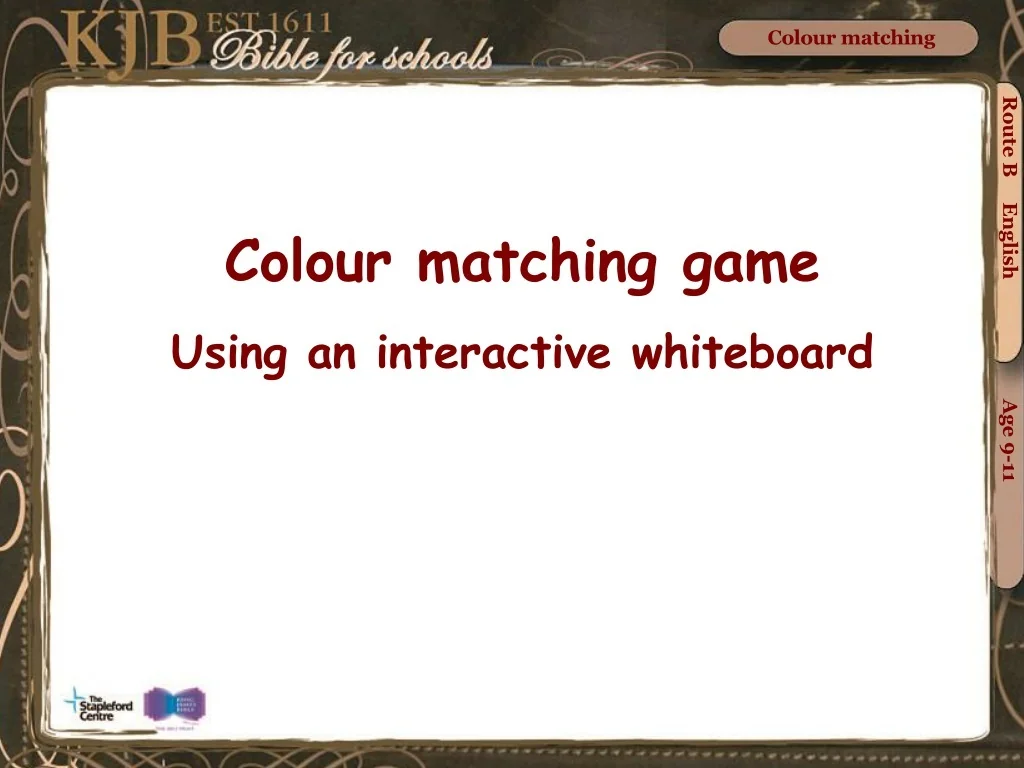 PPT - Color Matching Challenge Game for Kids PowerPoint Presentation ...