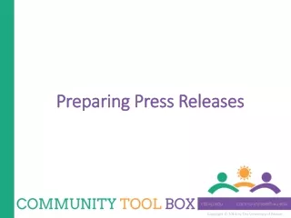 Preparing Press Releases