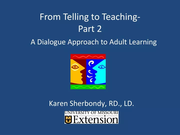 from telling to teaching part 2