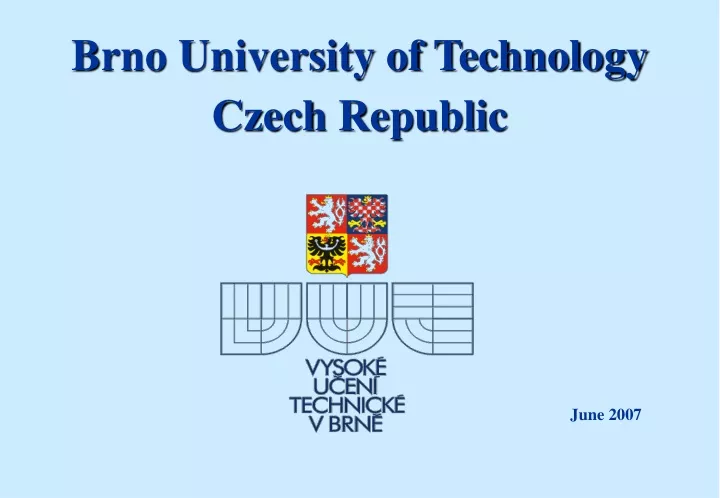 brno university of technology czech republic