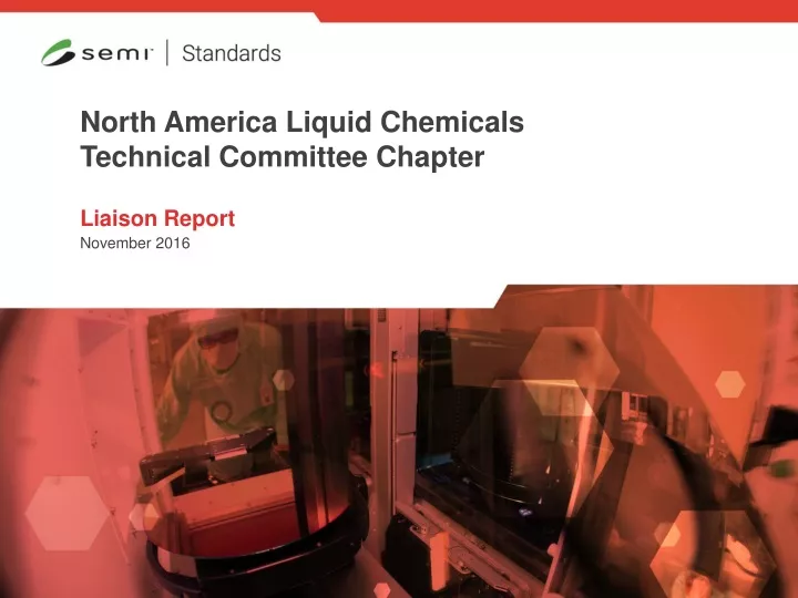 north america liquid chemicals technical committee chapter