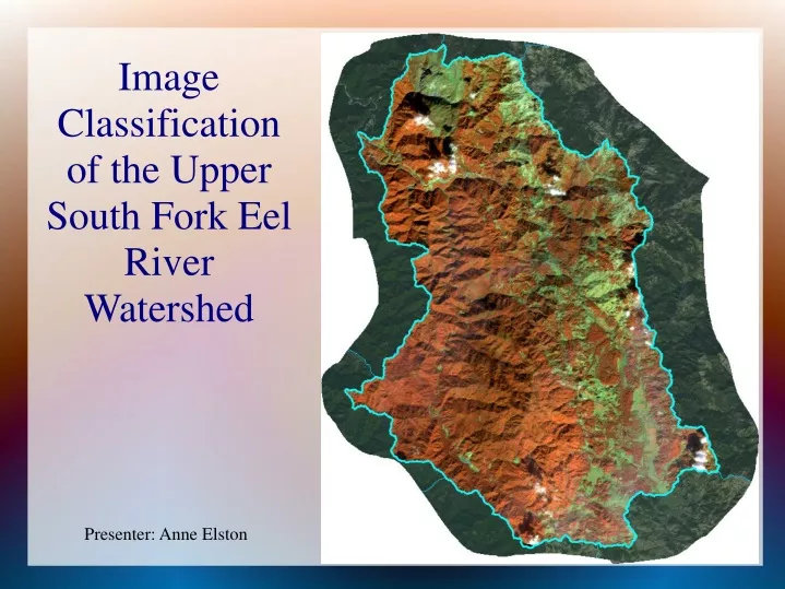 image classification of the upper south fork
