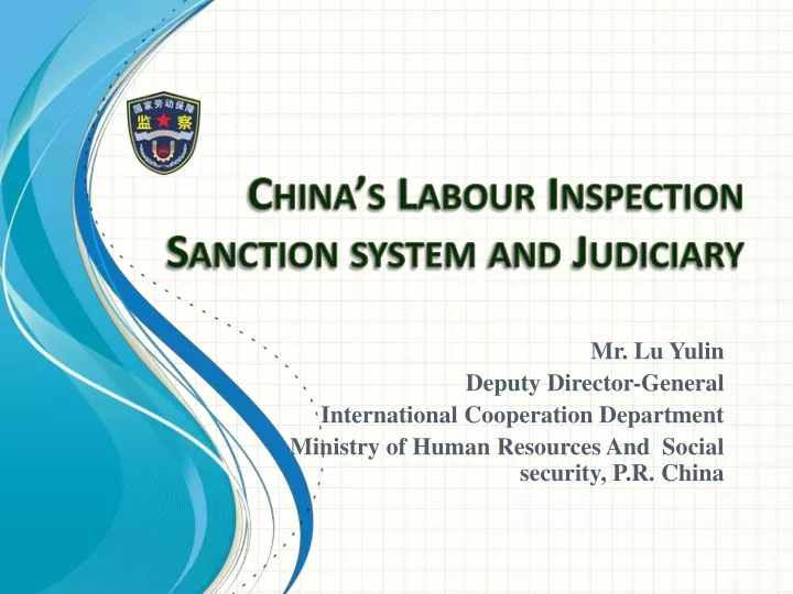 china s labour inspection sanction system and judiciary
