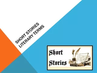 Short Stories Literary Terms