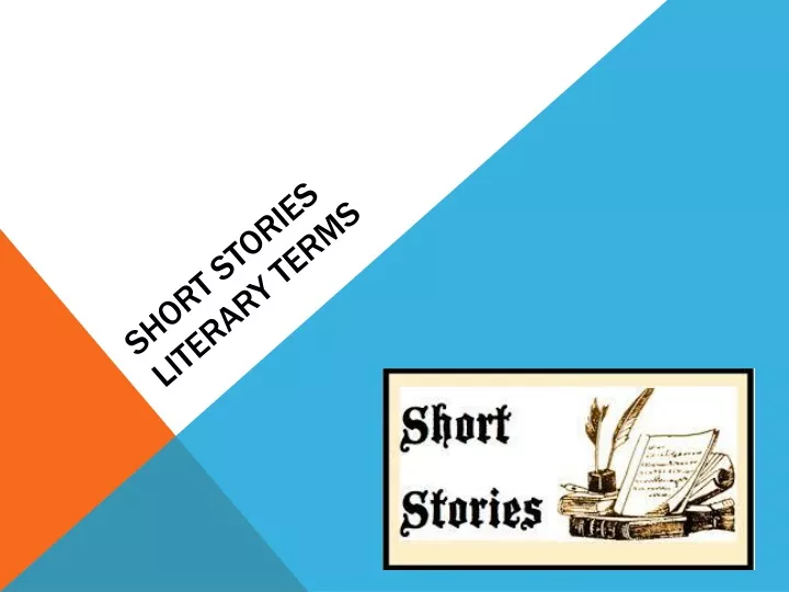 short stories literary terms