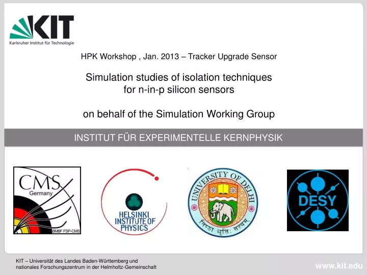 hpk workshop jan 2013 tracker upgrade sensor