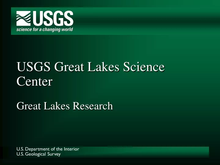 usgs great lakes science center