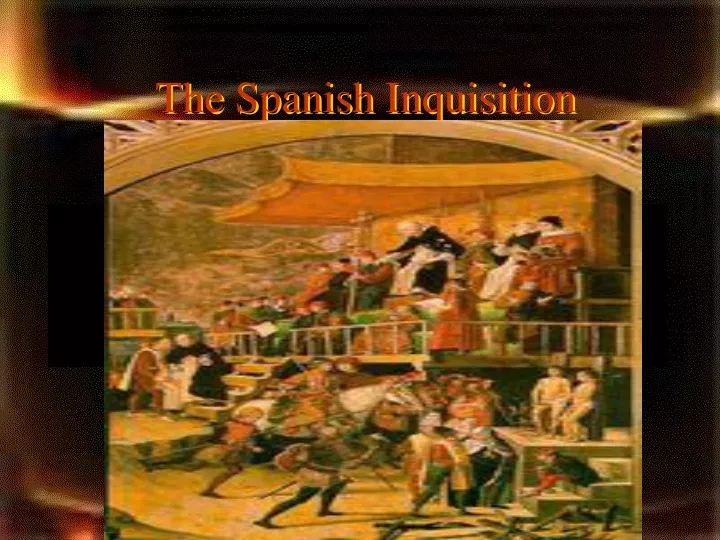the spanish inquisition