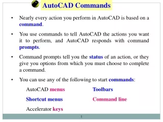 AutoCAD Commands