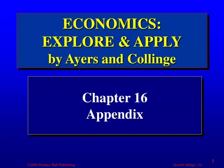 chapter 16 appendix