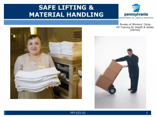 SAFE LIFTING &amp;                     MATERIAL HANDLING