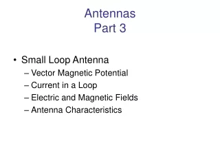 Antennas Part 3
