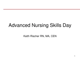 Advanced Nursing Skills Day