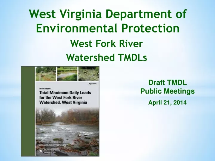 west virginia department of environmental protection