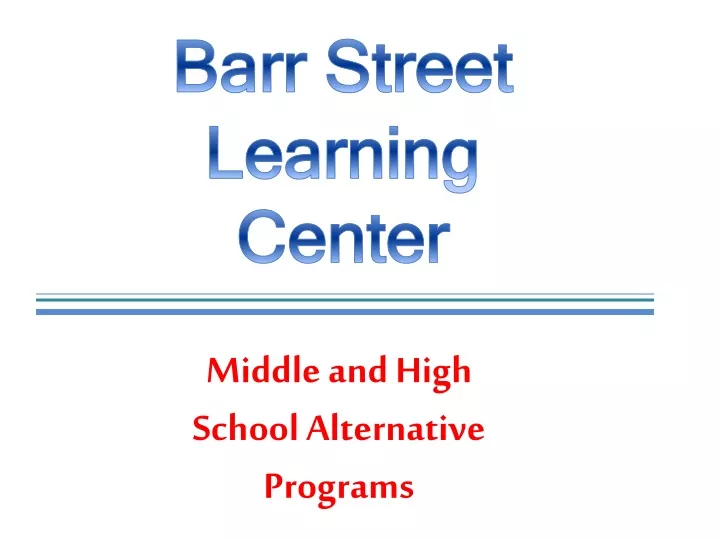 barr street learning center