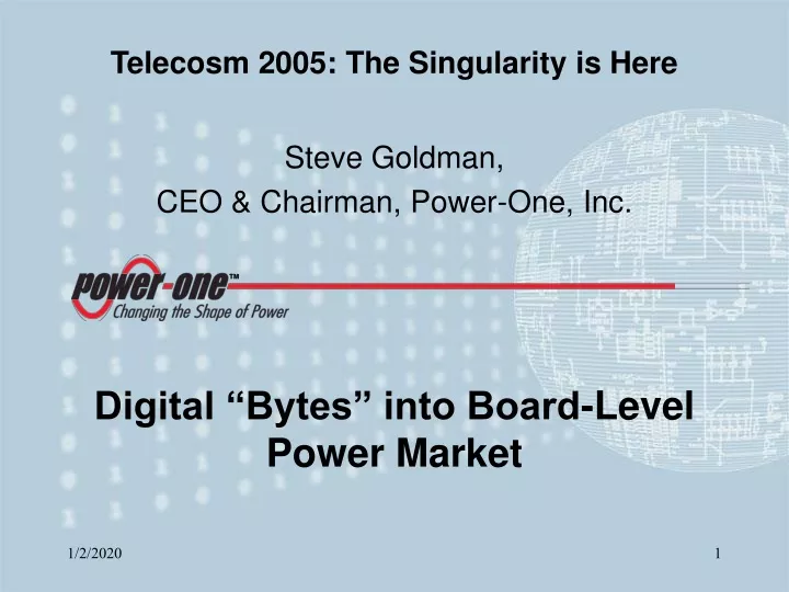 digital bytes into board level power market