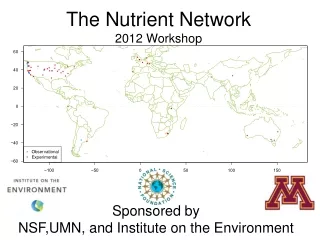 The Nutrient Network 2012 Workshop