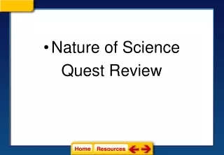 Nature of Science Quest Review