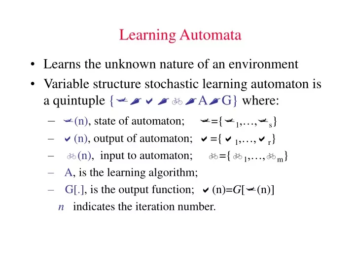 learning automata