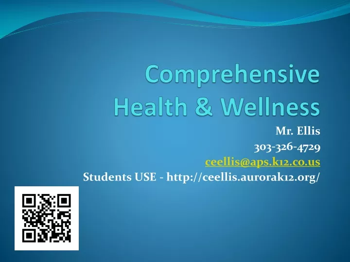 comprehensive health wellness