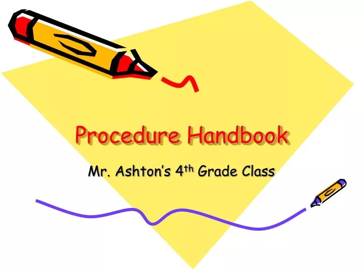 procedure handbook