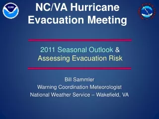 NC/VA Hurricane Evacuation Meeting