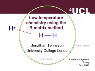 Low temperature chemistry using the R-matrix method