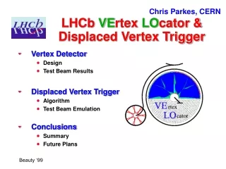 LHCb VErtex LOcator &amp;  Displaced Vertex Trigger