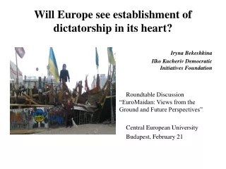 Will Europe see establishment of dictatorship in its heart?