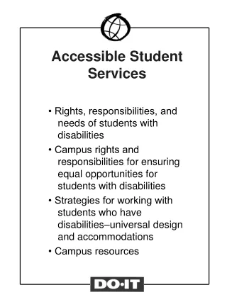 Accessible Student Services