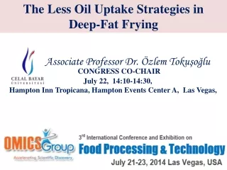 The  Less Oil Uptake Strategies  in  Deep-Fat Frying