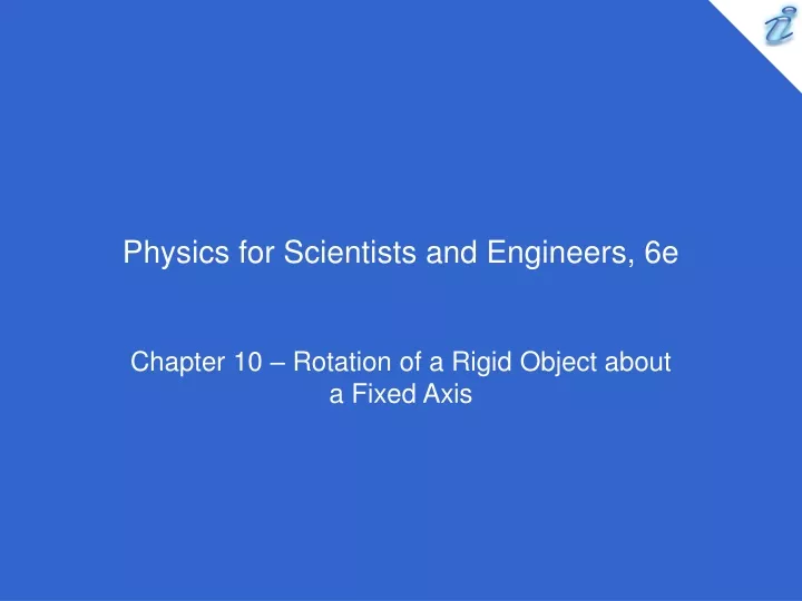 physics for scientists and engineers 6e
