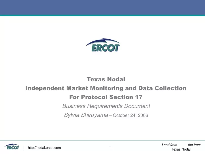 texas nodal independent market monitoring